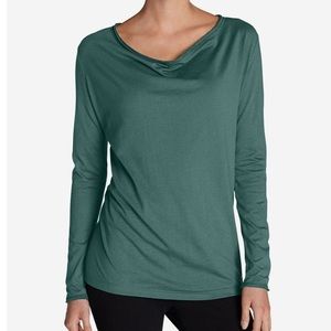 Like New! Eddie Bauer Girl On The Go Cowl Shirt